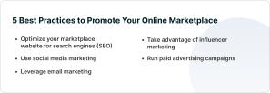 5 Best Practices to Promote Your Online Marketplace