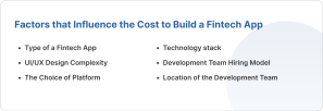 Factors that Influence the Cost to Build a Fintech App
