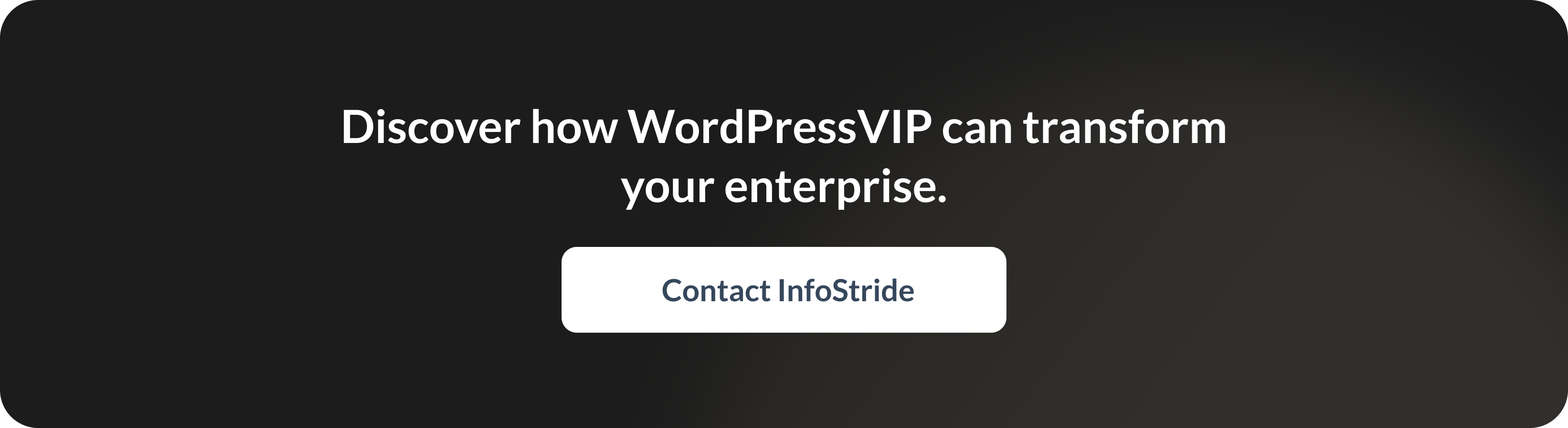 InfoStride - WordPressVIP’s Public Sector Partner 