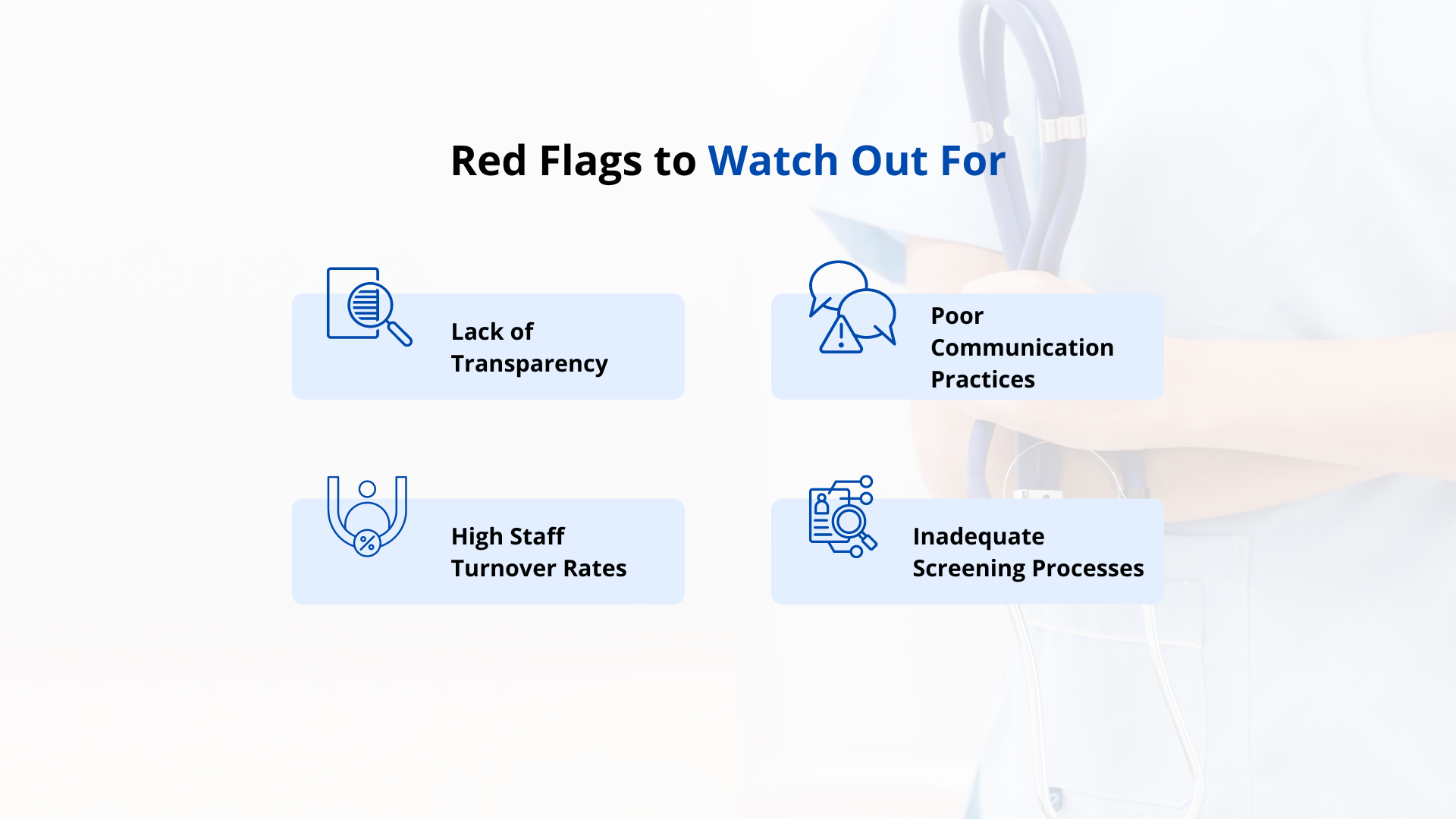 Red Flags to Watch Out For 